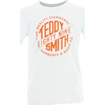 Vêtements Garçon T-shirts manches courtes Teddy Smith Leon green shadow tee jr Vert