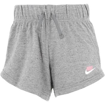 Vêtements Fille matching Shorts / Bermudas Nike G nsw 4in short jersey Gris