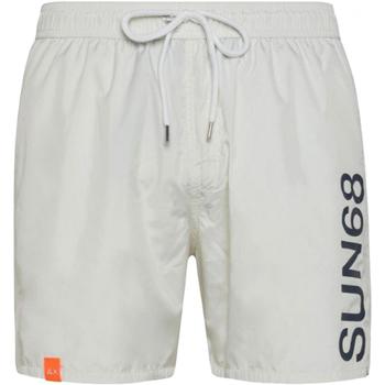 Vêtements Homme Maillots / Shorts de bain Sun68 H32103 01 Blanc