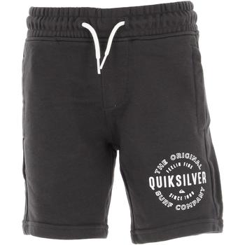 Vêtements Garçon canal Shorts / Bermudas Quiksilver Out of air tackshort youth Noir