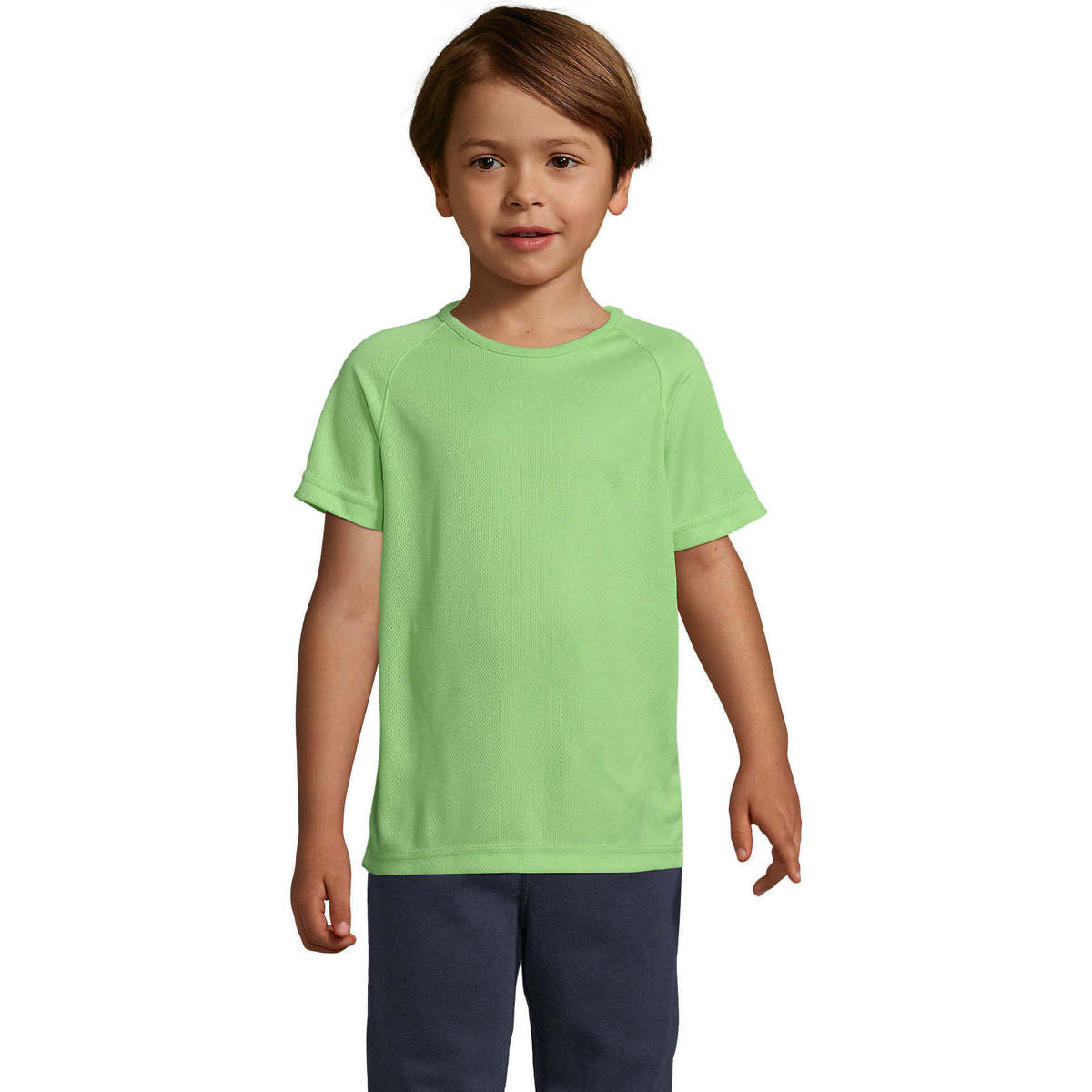 Vêtements Enfant T-shirts manches courtes Sols Camiseta niño manga corta Vert