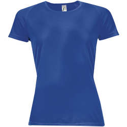 Vêtements Femme T-shirts manches courtes Sols Camiseta mujer manga corta Bleu