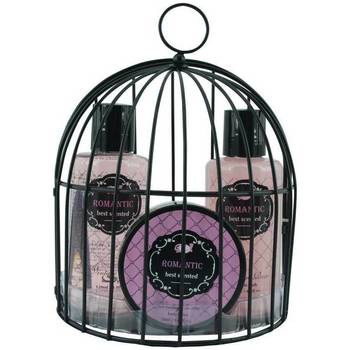 Beauté Femme Soins corps & bain Gloss ! Coffret de bain format cage noire en métal - Rose Noir