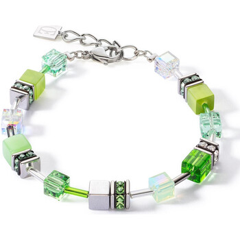 Montres & Bijoux Femme Bracelets Coeur De Lion Bracelet  Geocube Iconic Joyful Colours

vert Blanc