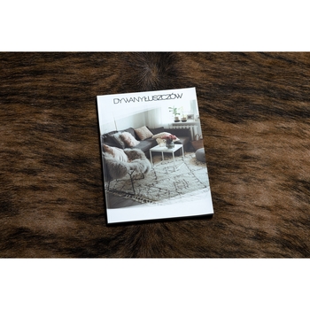 Rugsx Tapis Imitation Peau de vache, Vache G5072-1, 100x150 cm Marron