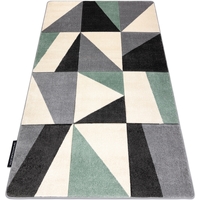 Maison & Déco Tapis Rugsx Tapis ALTER Fiori Géométrique,  triangle, quadra 160x220 cm Vert
