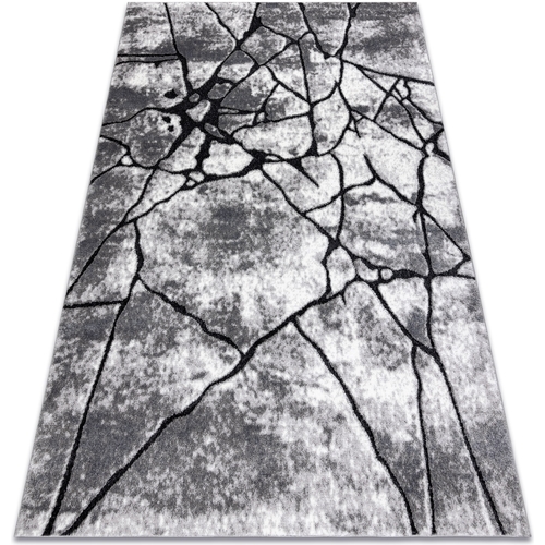 Lyle And Scott Tapis Rugsx Tapis moderne COZY 8873 Cracks, béton fissuré 120x170 cm Gris