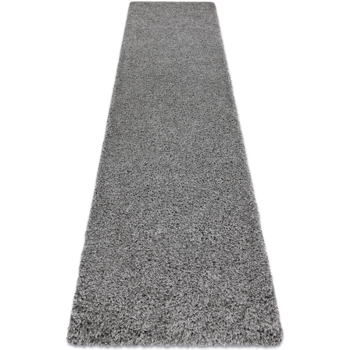 La Plume Doree Tapis Rugsx Tapis, le tapis de couloir SOFFI shaggy 70x250 cm Gris