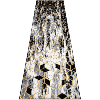 The North Face Tapis Rugsx Tapis, le tapis de couloir GLOSS moderne 70x200 cm Noir