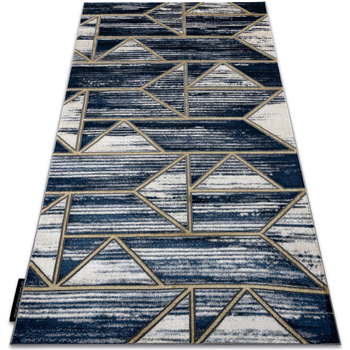 Maison & Déco Tapis Rugsx Tapis DE LUXE moderne 462 Géométrique - Structur 240x340 cm Bleu