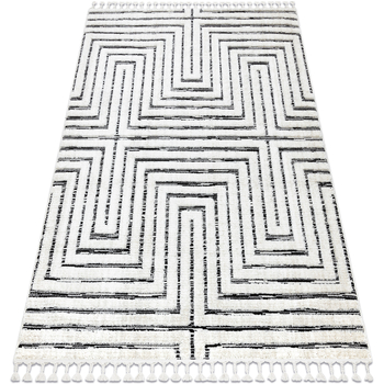 Maison & Déco Tapis Rugsx Tapis SEVILLA Z788B labyrinthe, grec blanc / anthr 140x190 cm Blanc
