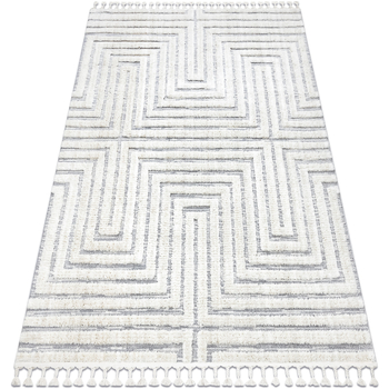 Maison & Déco Tapis Rugsx Tapis SEVILLA Z788A labyrinthe, grec blanc / 160x220 cm Blanc