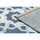 Maison & Déco Tapis Rugsx Tapis Structural SOLE D3881 Ornement - tissé 80x150 cm Bleu