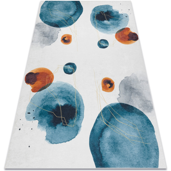 Tapis Emerald Exclusif 81953 Tapis Rugsx Tapis lavable ANDRE 1112 Abstraction antidérapant 160x220 cm Blanc