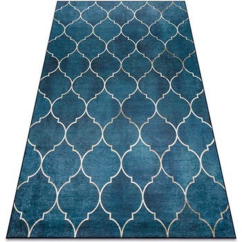 tapis rugsx  tapis lavable andre 1181 treillis marocain antidé 120x170 cm 