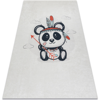 Maison & Déco Tapis Rugsx Tapis lavable BAMBINO 1129 Panda pour les enfants  80x150 cm Beige