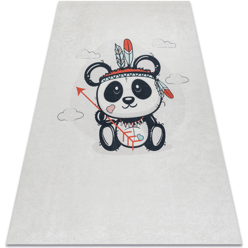 Maison & Déco Tapis Rugsx Tapis lavable BAMBINO 1129 Panda pour les 80x150 cm Beige