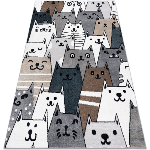 Maison & Déco Tapis Rugsx Tapis FUN Gatti pour enfants, chats animaux 160x220 cm Multicolore