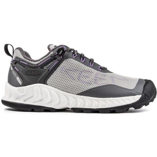 Chaussures Femme Sacs à dos Keen Nxis Evo Wp Baskets Style Course Gris