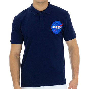 Vêtements Homme Polos manches courtes Nasa -NASA09P Bleu