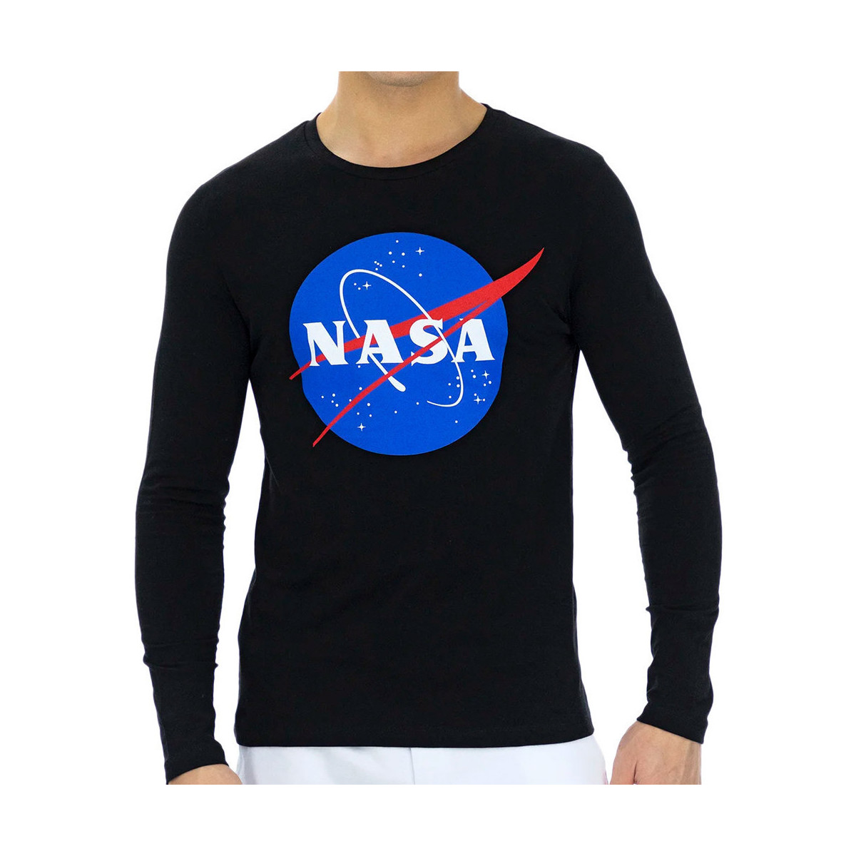 Vêtements Homme T-shirts & Polos Nasa -NASA10T Noir