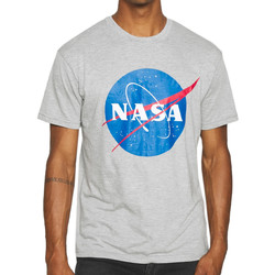 Vêtements Homme T-shirts manches courtes Nasa -NASA08T Gris