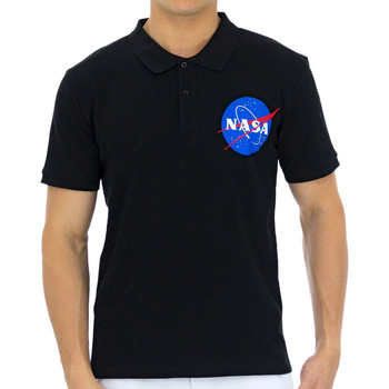 Vêtements Homme Polos manches courtes Nasa -NASA09P Noir