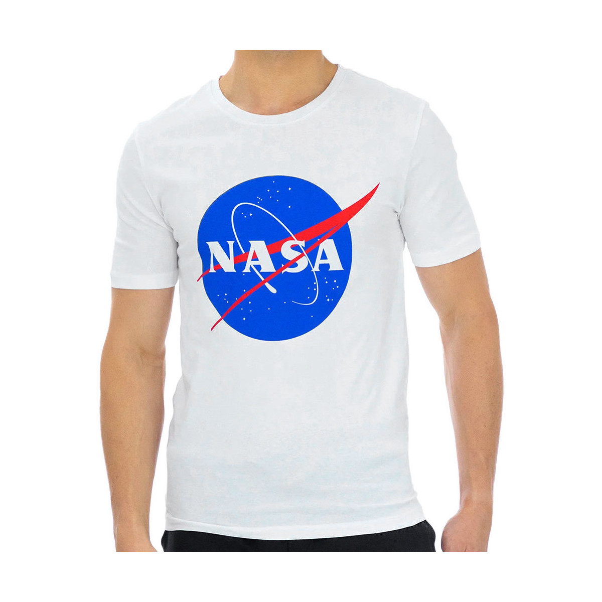 Vêtements Homme T-shirts & Polos Nasa -NASA08T Blanc