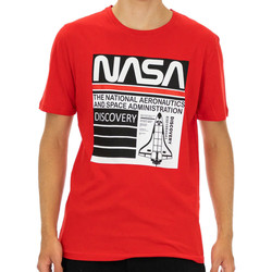 Vêtements Homme T-shirts manches courtes Nasa -NASA57T Rouge