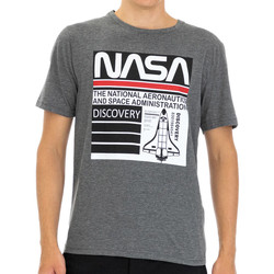 Vêtements Homme T-shirts manches courtes Nasa -NASA57T Gris