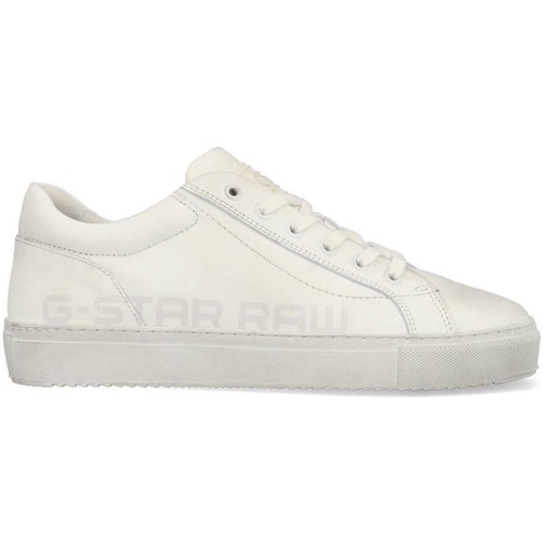 Chaussures Homme Baskets mode G-Star Raw Polos manches longues Blanc
