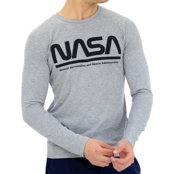 Vêtements Homme T-shirts manches longues Nasa -NASA03T Gris