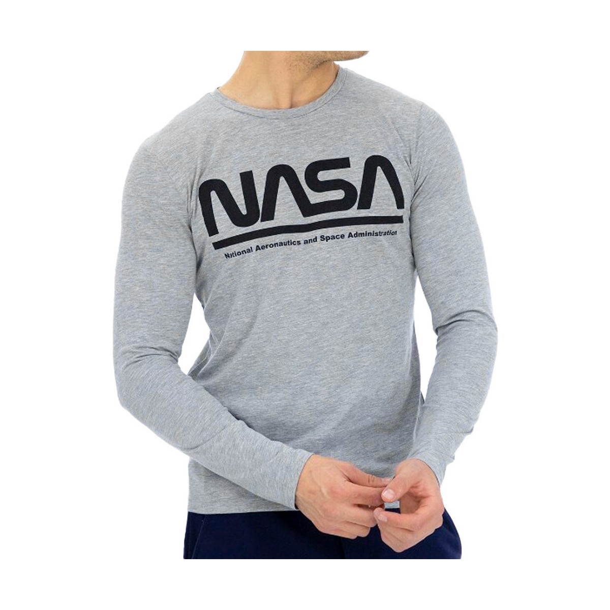Vêtements Homme T-shirts & Polos Nasa -NASA03T Gris