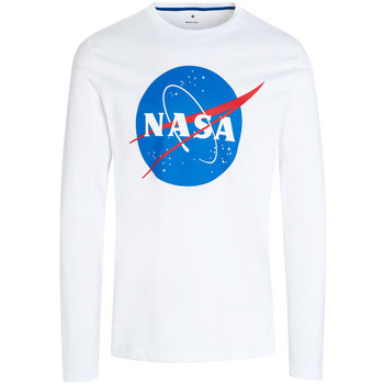 Vêtements Homme T-shirts manches longues Nasa -NASA10T Blanc