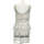 Vêtements Femme buy evans printed overlay bardot dress robe courte  36 - T1 - S Gris Gris