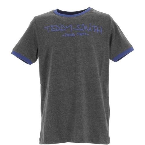 Vêtements Garçon Sportstyle Graphic T-Shirt Teddy Smith Ticlass 3 blk mel mc tee jr Noir