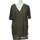 Vêtements Femme T-shirts & Polos Zara top manches courtes  36 - T1 - S Marron Marron