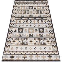 Newlife - Seconde Main Tapis Rugsx Tapis SIZAL COOPER Aztèque, Etno, Zigzag 22218 80x150 cm Beige