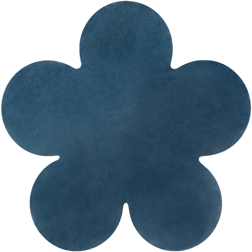 Maison & Déco Tapis Rugsx Tapis SHAPE 3106 Shaggy Fleur - bleu 80x80 cm Bleu