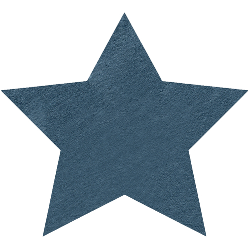 Maison & Déco Tapis Rugsx Tapis SHAPE 3148 Shaggy Star - bleu 80x80 cm Bleu
