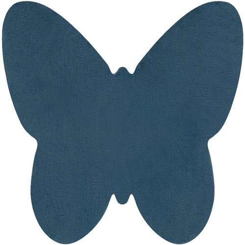 Maison & Déco Tapis Rugsx Tapis SHAPE 3150 Shaggy Papillon - bleu 80x80 cm Bleu