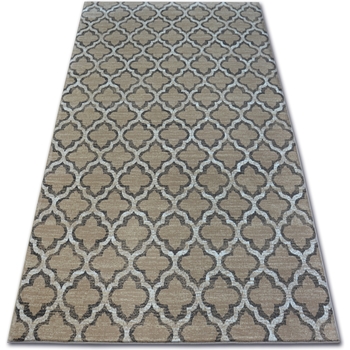 Hall In The Wall Tapis Rugsx Tapis ARGENT - W4030 Trèfle Marocain Trellis 133x190 cm Beige