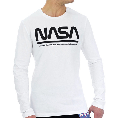 Vêtements Homme Recevez une réduction de Nasa -NASA03T Blanc