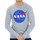 Vêtements Homme abstract patter zip hoodie Blau Nasa -NASA10T Gris