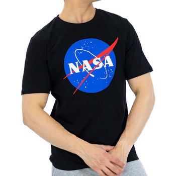 Vêtements Homme T-shirts manches courtes Nasa -NASA08T Noir