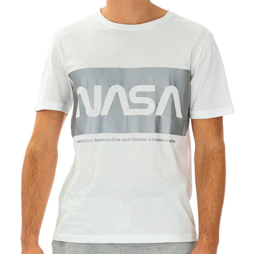 Vêtements Homme T-shirts manches courtes Nasa -NASA22T Blanc