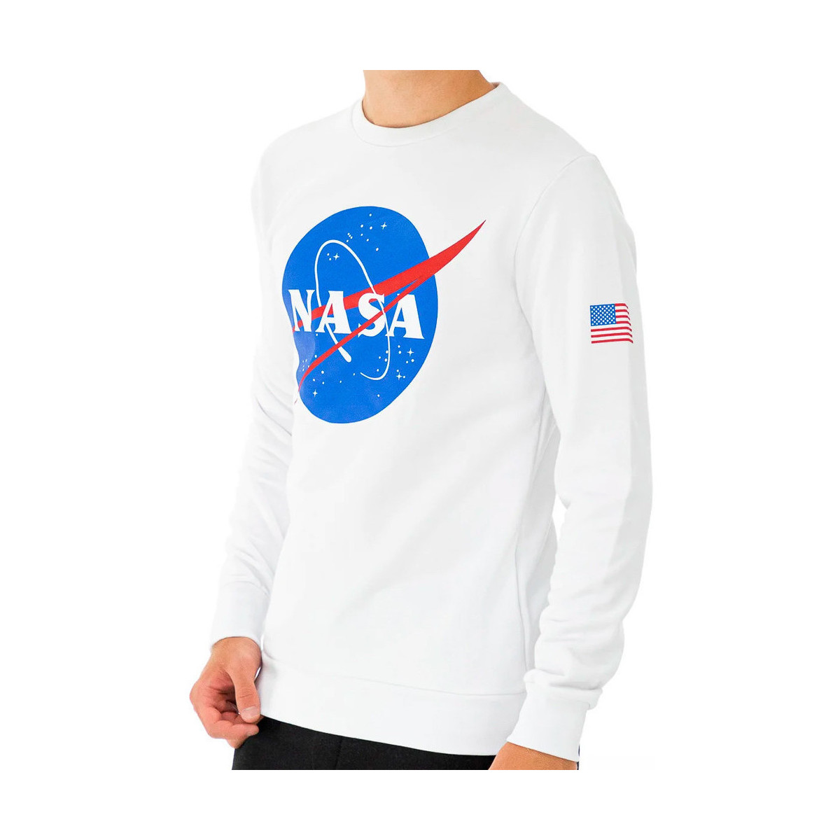 Vêtements Homme Sweats Nasa -NASA11S Blanc