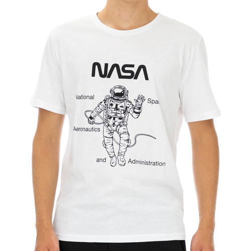 Vêtements Homme New Era MLB LA Dodgers logo t-shirt in pink exclusive as ASOS Nasa -NASA63T Blanc