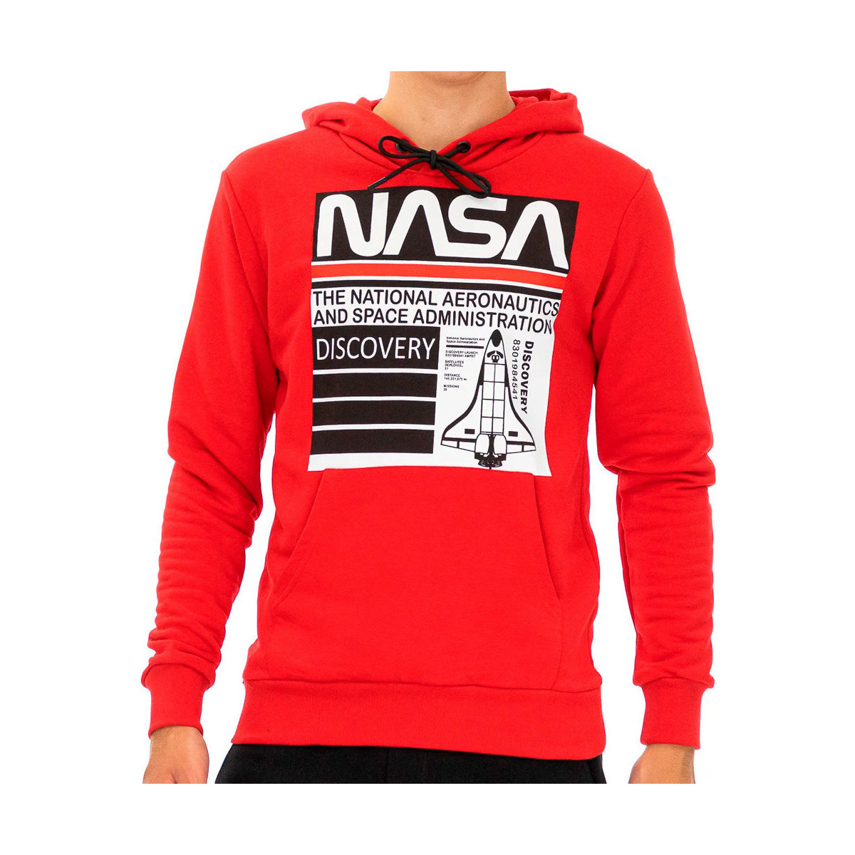 Vêtements Homme Sweats Nasa -NASA59H Rouge