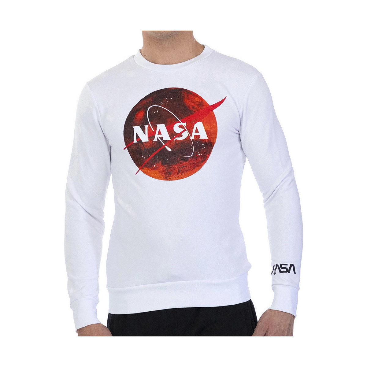Vêtements Homme Sweats Nasa -MARS12S Blanc